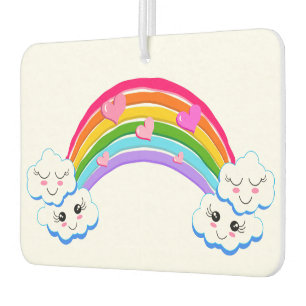 Rainbow Clouds Car Freshener