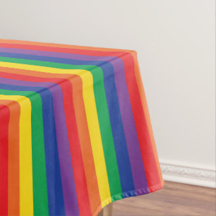Rainbow & Clouds Cute 1st Birthday Party Tablecloth