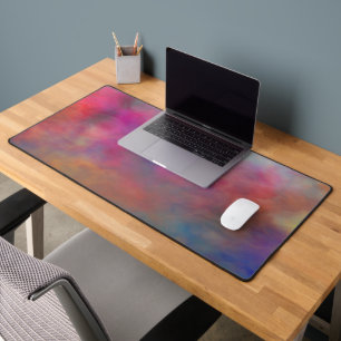 Rainbow Clouds Desk Mat