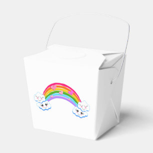 Rainbow Clouds Favour Box