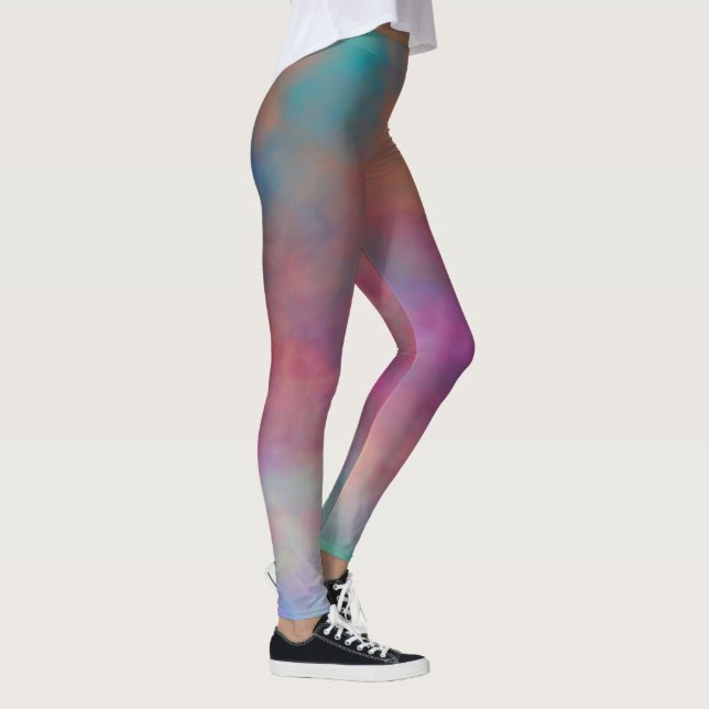Rainbow Clouds Leggings (Right)