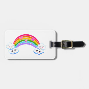 Rainbow Clouds Luggage Tag