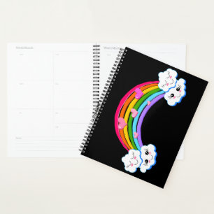 Rainbow Clouds Planner