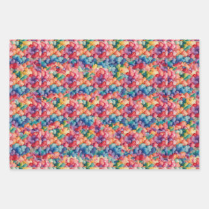 Rainbow Clouds Wrapping Paper Sheet