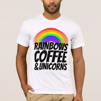RAINBOW COFFEE UNICORN T-Shirts