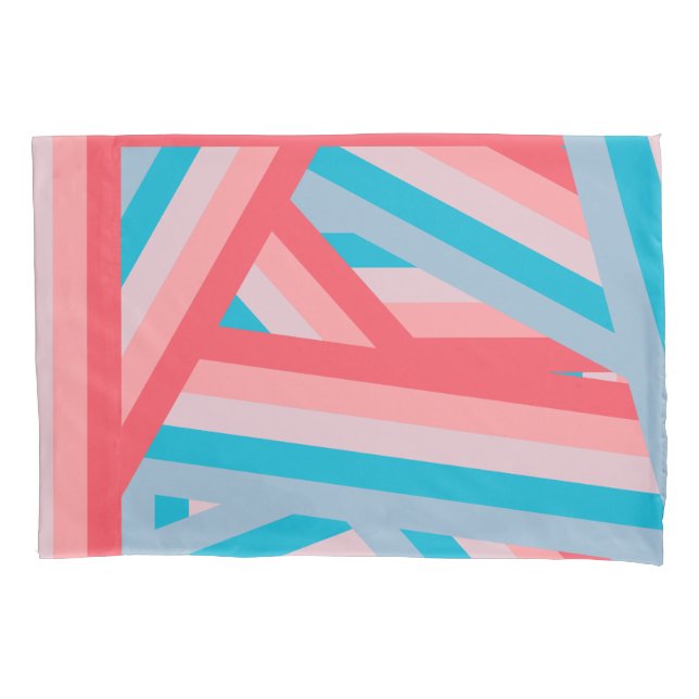 Rainbow Collage  Pillowcase (Front)