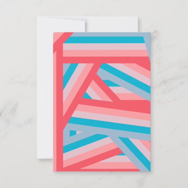 Rainbow Collage  Thank You Card (Front)