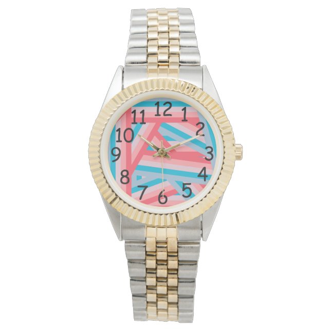 Rainbow Collage  Watch (Front)