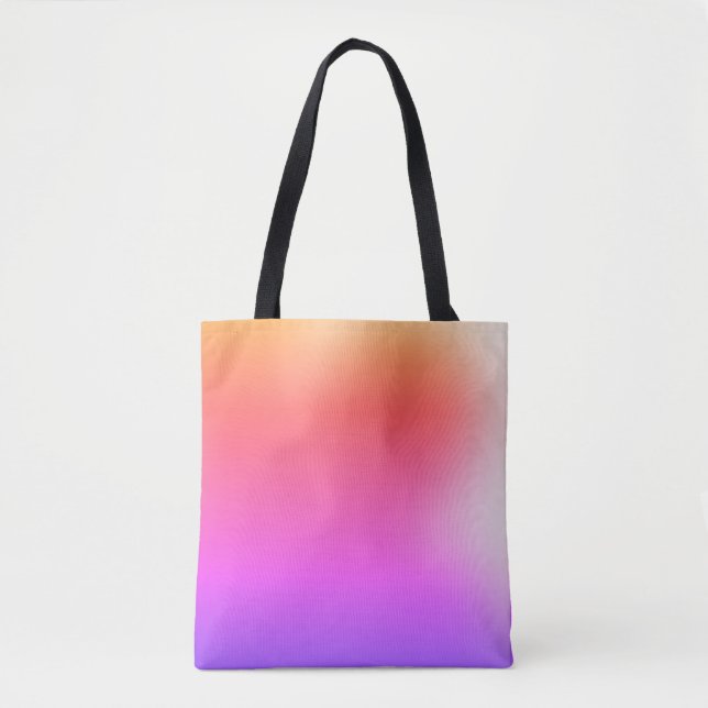 Rainbow color  tote bag (Front)