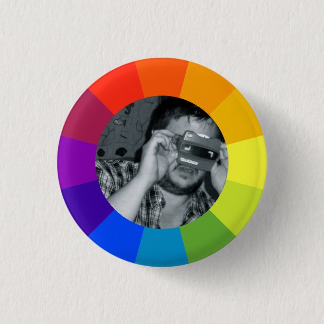 Rainbow Color Wheel 3 Cm Round Badge (Front)