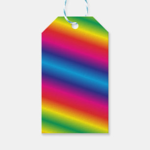 Rainbow Colored Gift Tags