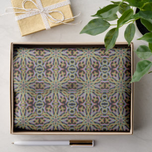 Rainbow Colored String Rope Pattern Art Tissue Paper