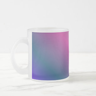 Rainbow Colorful Frosted Glass Coffee Mug