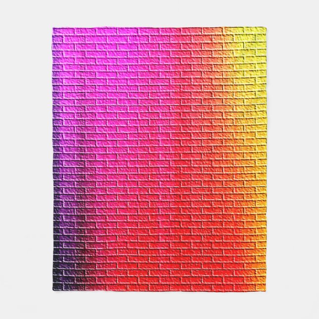 Rainbow colors abstract background. Gradient.abstr Fleece Blanket (Front)