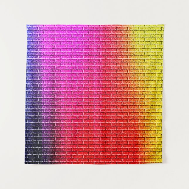 Rainbow colors abstract background. Gradient.abstr Tapestry (Front)