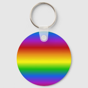 Rainbow Colors custom key chain