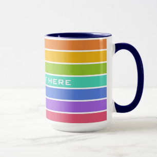 Rainbow Colors custom mugs