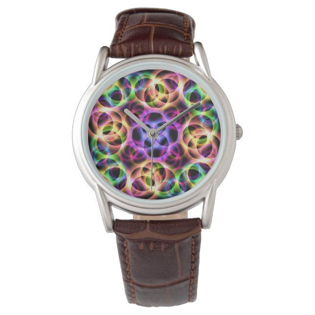 Rainbow Colour Bubbles Watch (Front)