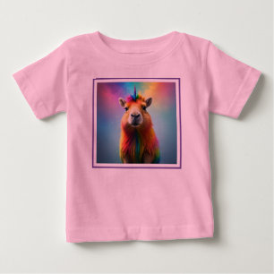 Rainbow Colour Capybara Unicorn, Baby T-Shirt