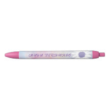 Rainbow colour floral design customisable Pen
