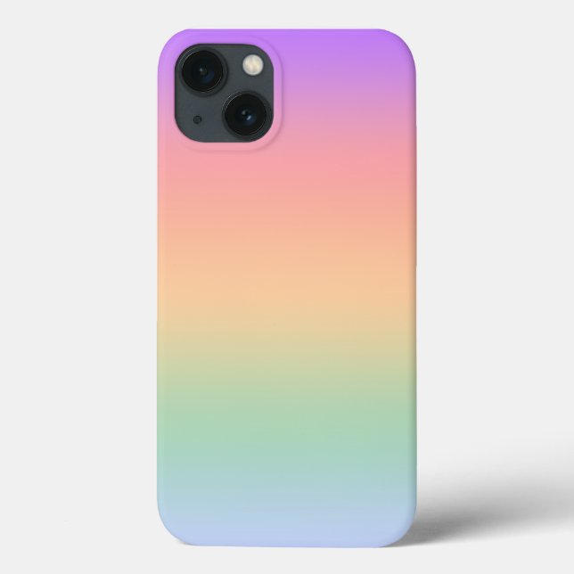 Rainbow colour gradient background Case-Mate iPhone case (Back)