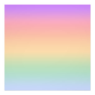 Rainbow colour gradient background photo print