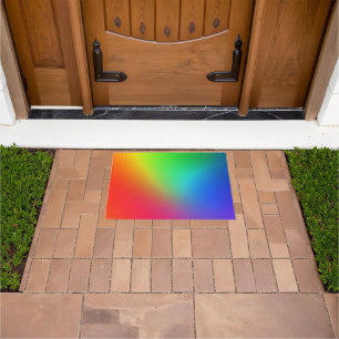 Rainbow Colour Gradient Doormat