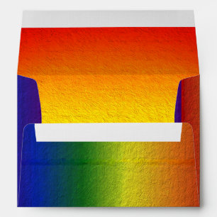 Rainbow Colour Gradient Envelope