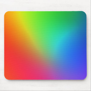 Rainbow Colour Gradient Mouse Mat
