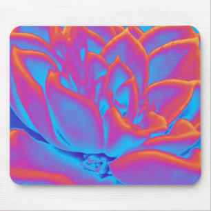 Rainbow colour Succulent plant Mouse Mat