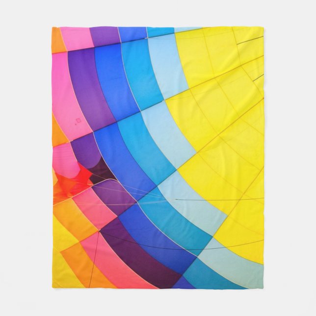 Rainbow Colourd Fleece Blanket (Front)