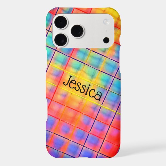 Rainbow Coloured Abstract  (Back)