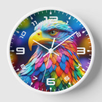 Rainbow Coloured Bald Eagle-65456