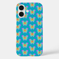 Rainbow Coloured Butterflies Pattern