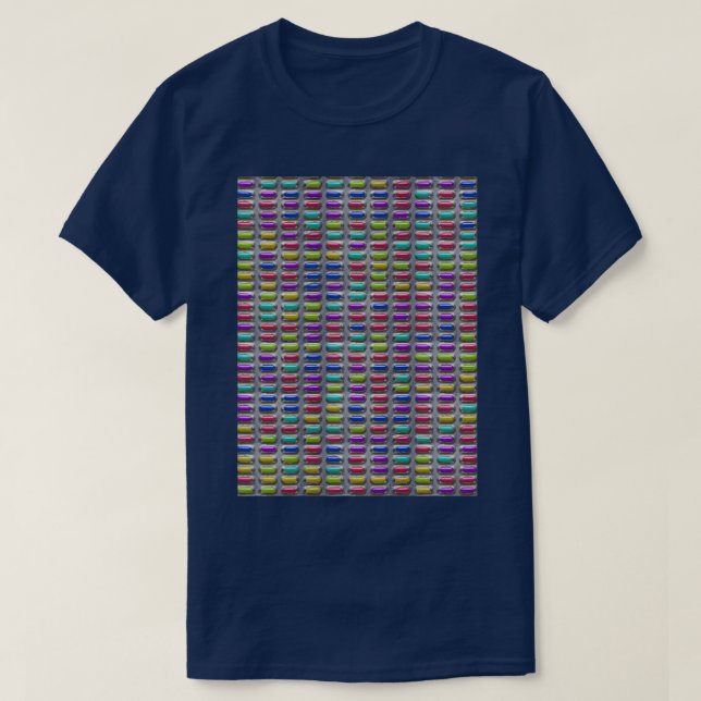 Rainbow coloured drugs blister pack T-Shirt (Design Front)