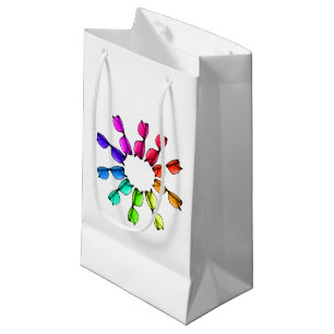 Rainbow Coloured Eye Glasses Gift Bag