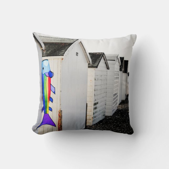 Rainbow Coloured Kite Cushion (Front)