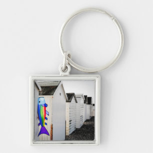 Rainbow Coloured Kite Key Ring