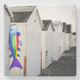 Rainbow Coloured Kite Stone Coaster