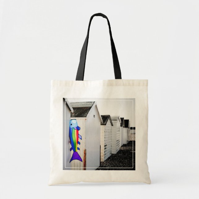 Rainbow Coloured Kite Tote Bag (Front)