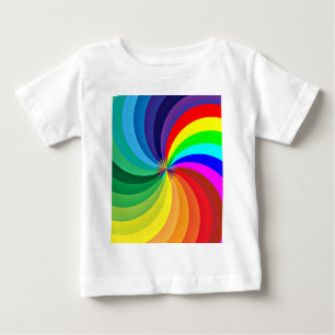 Rainbow Coloured Mandala-46556 Baby T-Shirt