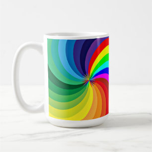 Rainbow Coloured Mandala-46556 Coffee Mug