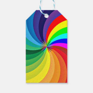 Rainbow Coloured Mandala-46556 Gift Tags