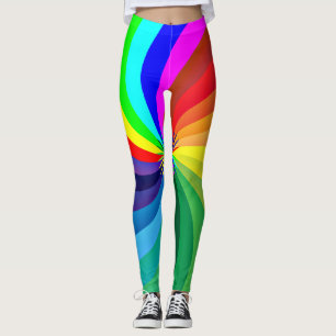 Rainbow Coloured Mandala-46556 Leggings