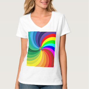 Rainbow Coloured Mandala-46556 T-Shirt