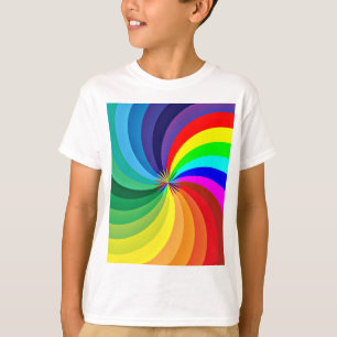 Rainbow Coloured Mandala-46556 T-Shirt