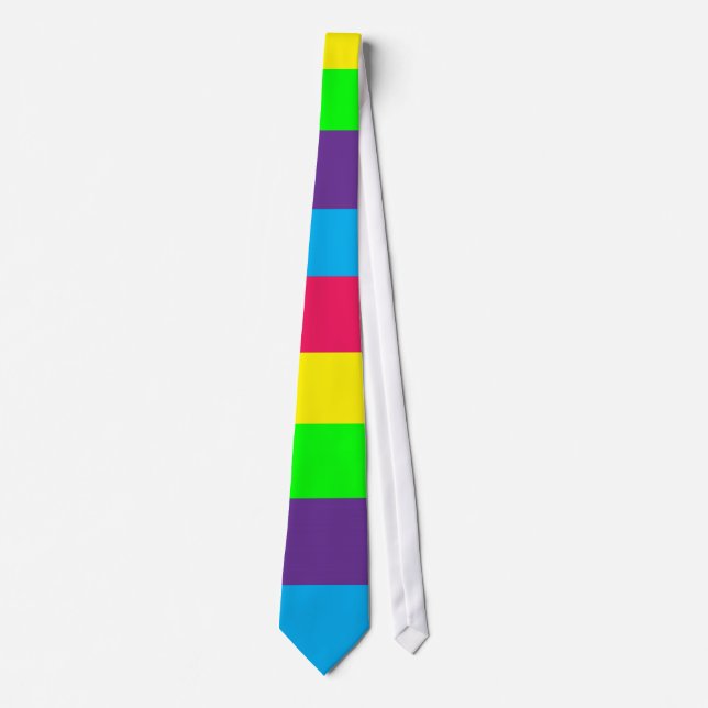 Rainbow Coloured Tie (Front)