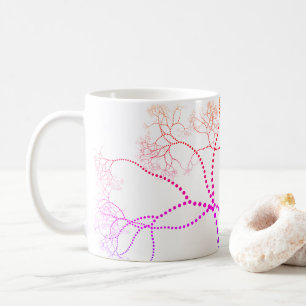 Rainbow Coloured Tree Digital Art Coffee Mug