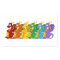Rainbow colourful dragons cartoon Stickers