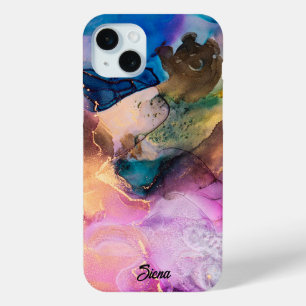 Rainbow Colourful Marbled  Case-Mate iPhone Case